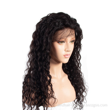 Cheap Water Wave 13X6 Lace Front Wig Wet And Wavy Brazilian Virgin Cuticle Aligned Human Hair Wig Pre Plucked Lace Frontal Wigs